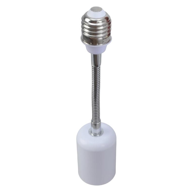 Ceramic E27 Lamp Holder Heat Resistant Extension Socket 360Degree Rotation For LED Bulbs 400W Bathroom Ceiling Light Fix