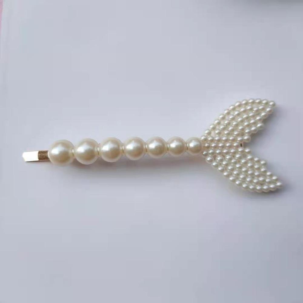 18pcs/set Bangs Clip Pearl Hairpin Set Side Clip Duckbill Clips Exquisite Zinc Zinc Alloy Hair Clips Girls