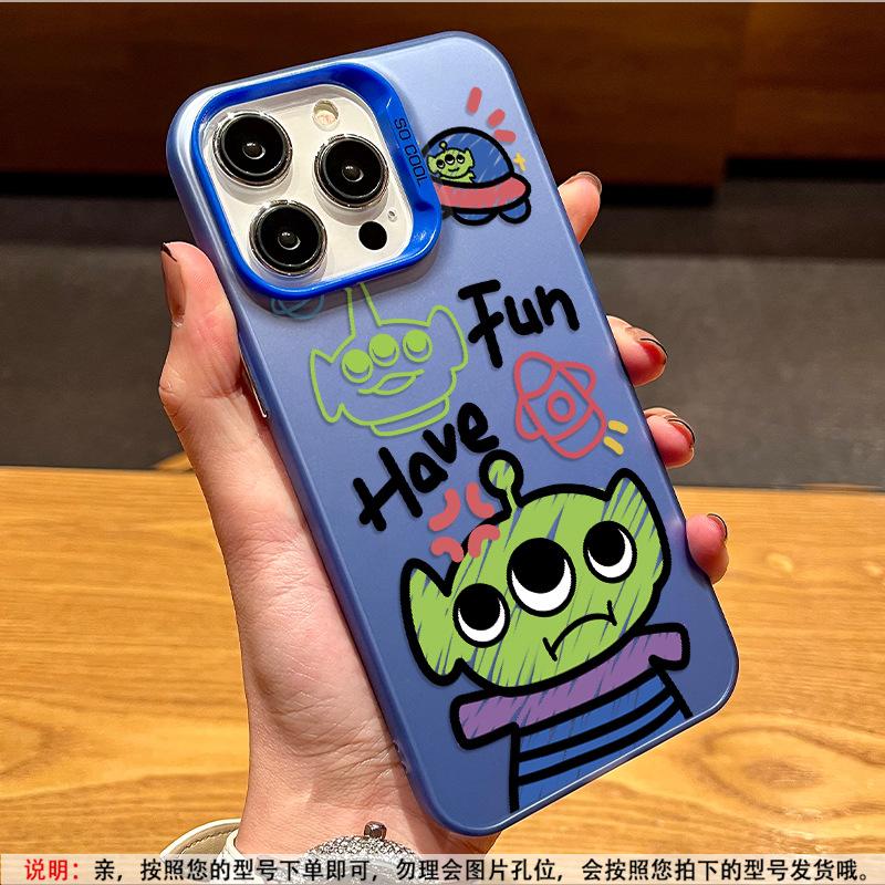 Applicable to Apple 11 mobile phone case cartoon iPhone11promax laser 11pro matte 11 graffiti three-eyed monster