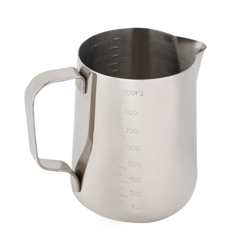 Stainless Steel Coffee Jug Safe Handle Milk Frothing Pot Latte Art Latte Pitcher Coffee Making
