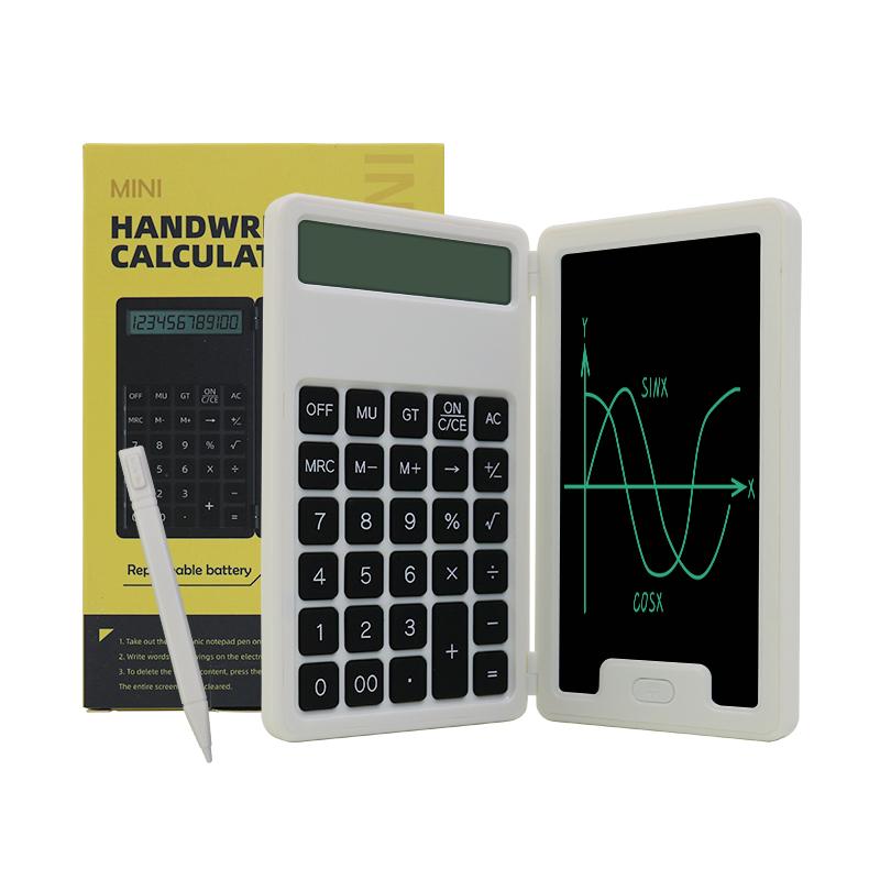 5 Inch Scientific Small Calculator Notepad Calculator Digits Memo Pad Lcd Writing Pad Calculator