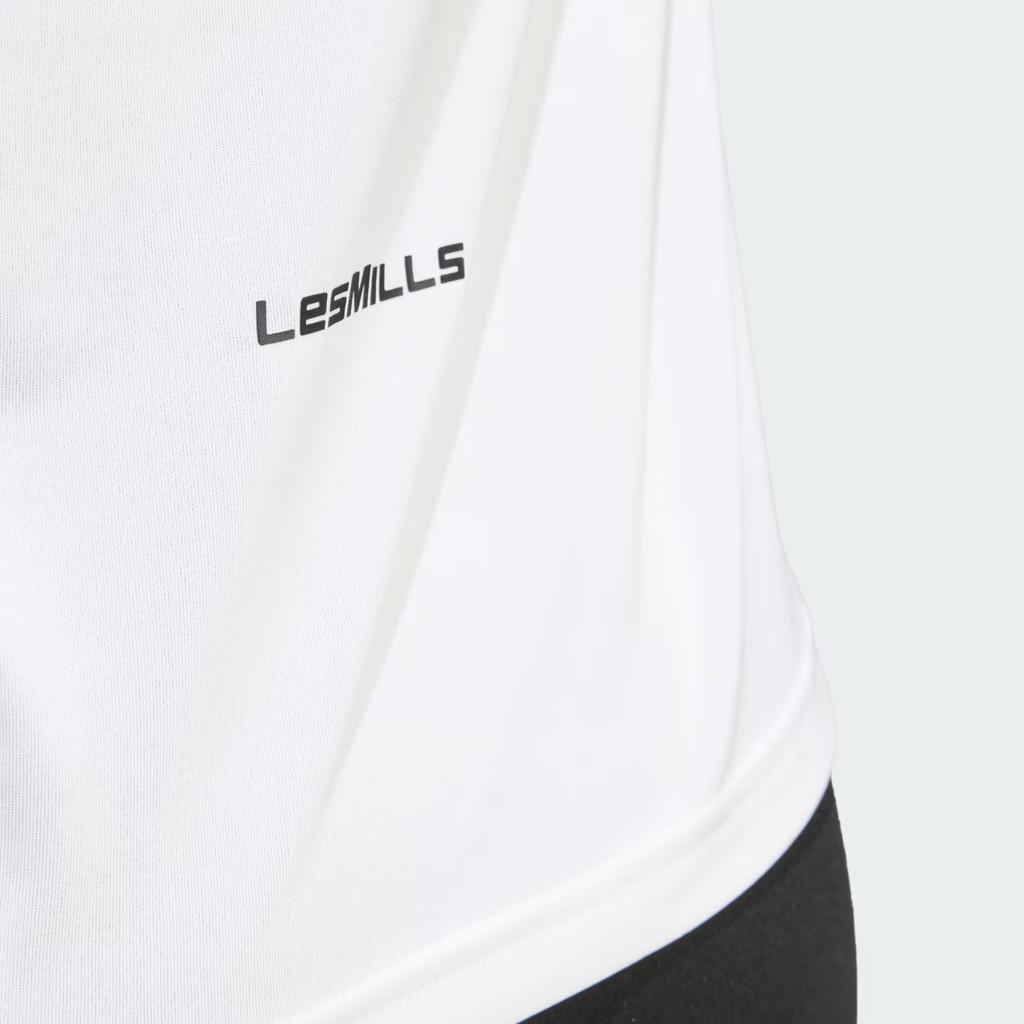 New Adidas LES MILLS T Shirt Women's White JJ1430