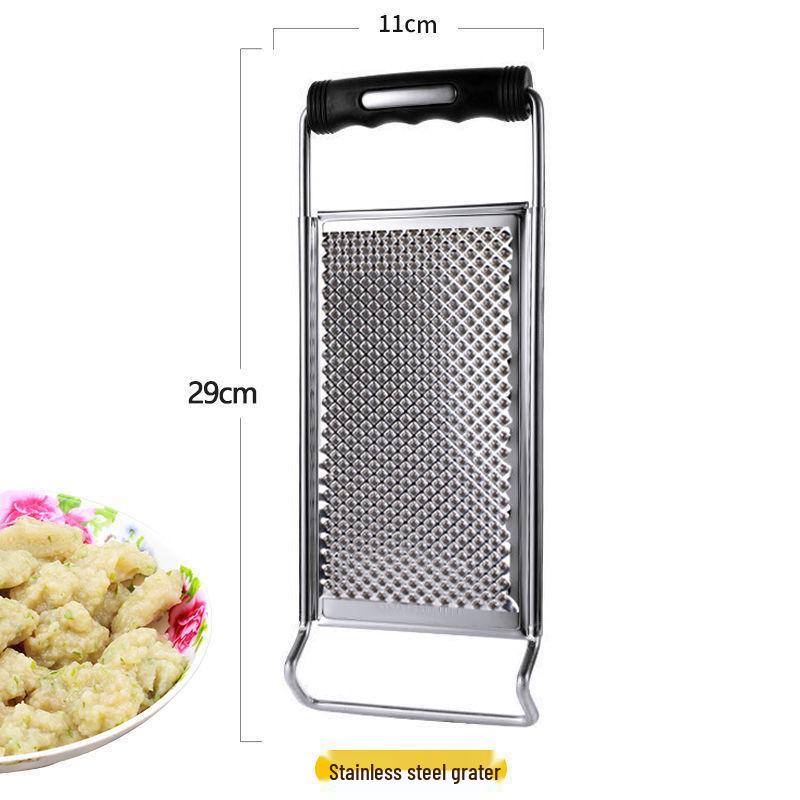 Stainless Steel Grater for Ginger, Potato, Fruit Puree, Baby Food, and Household Use