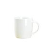 Kitchen Single White Round Ceramic Mug With And Microwave Safe Feature