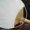 5/10/20pcs  Pai Pai Bambu Pure White Bamboo Handle Blank Calligraphy Painting Blank Group Fan White Fan Summer