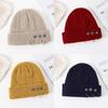 Knit Hat For Men Women Fall Winter Acrylic Warm Windproof Outdoor Sports Fashion Accessory