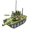 New 336pcs Military 85 Main Battle Tank Building Blocks WW2 Army Soldier Figures Bricks Educational Toys for Children Boy Gift