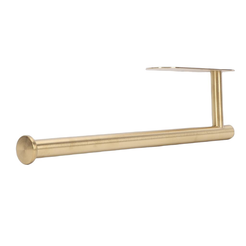 Paper Towel Holder Under Cabinet 304 Stainless Steel Roll Paper Wall Rack Space Saving for Home Hotel Bathroom Kitchen