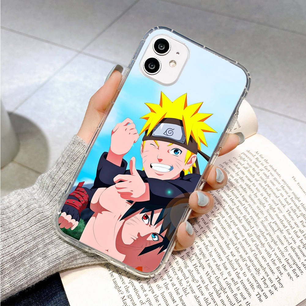 Case for Samsung A04 A14 A23 A34 A54 M23 M33 M52 M53 Realme 10 9 C30S C35 C55 VIVO Y02S Y21 Y51 X80 Pro Transparent Cover WI57 Naruto Anime