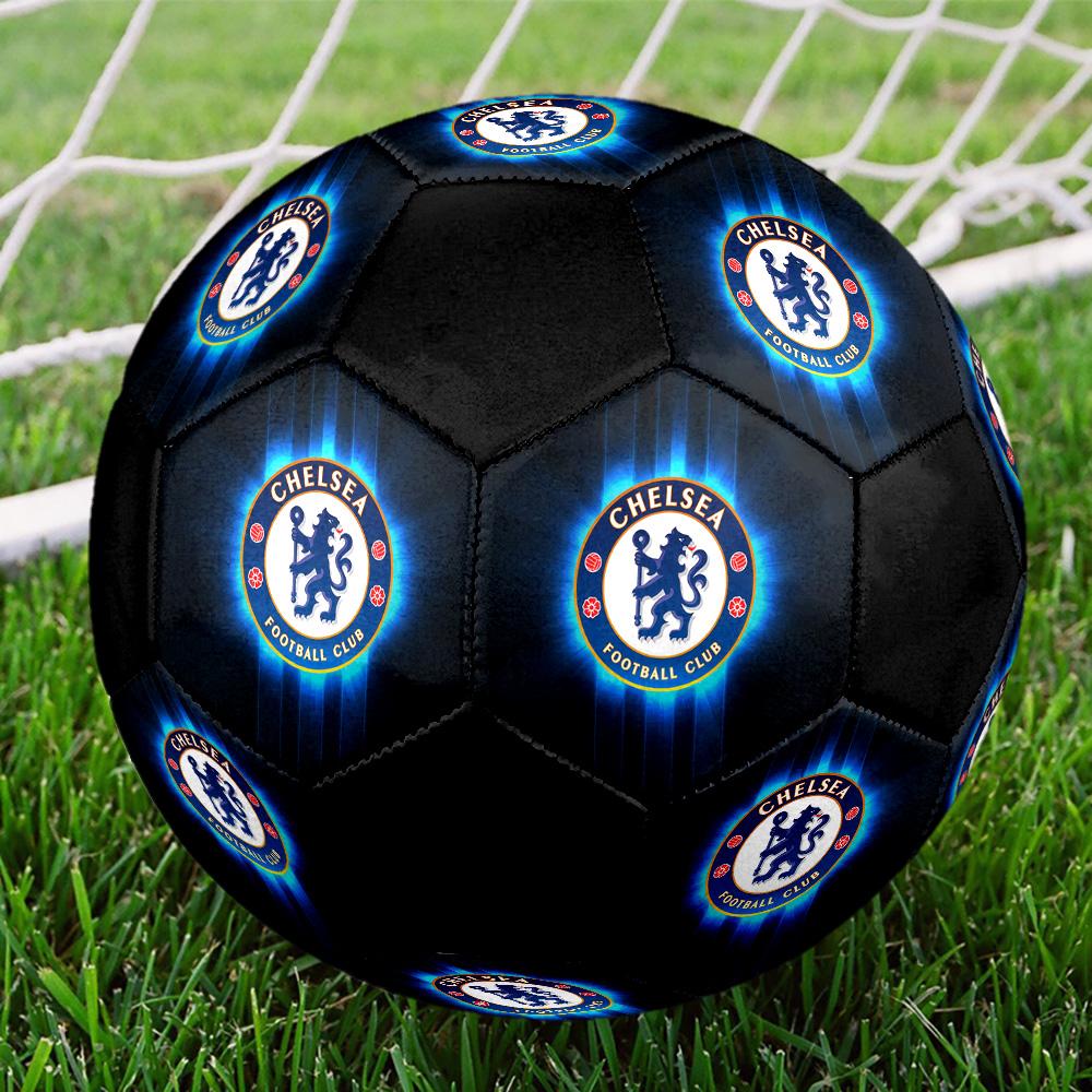 Chelsea FC Fußball Bunt Für Alle Altersgruppen Maschinengenäht PVC Wettkampftauglich Langlebig Hoher Rückprall.GRÖSSE5