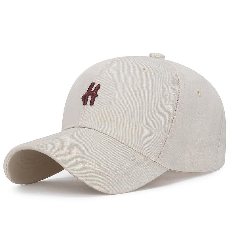 Soft-top Small-letter Baseball Caps for Young Students, Male and Female Sun Protection Baseball Caps, Street Sunshade Caps