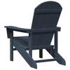 Adirondack Chair Marine Blue 82 X 74 X 92 Cm HDPE