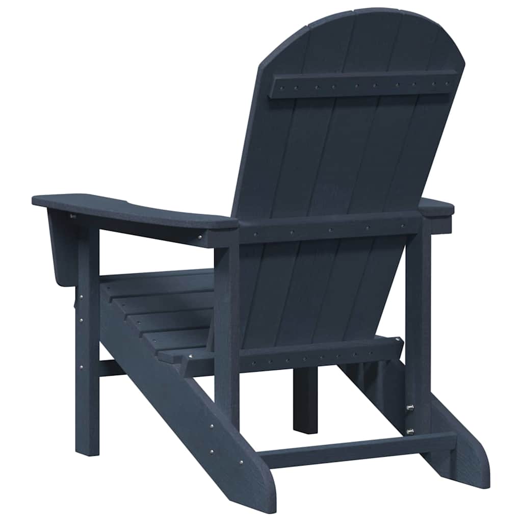 Adirondack Chair Marine Blue 82 X 74 X 92 Cm HDPE