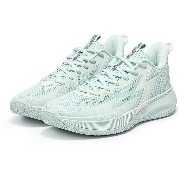 361 Big3 Team Niedrige Basketballschuhe Herren Grün 672411123-3