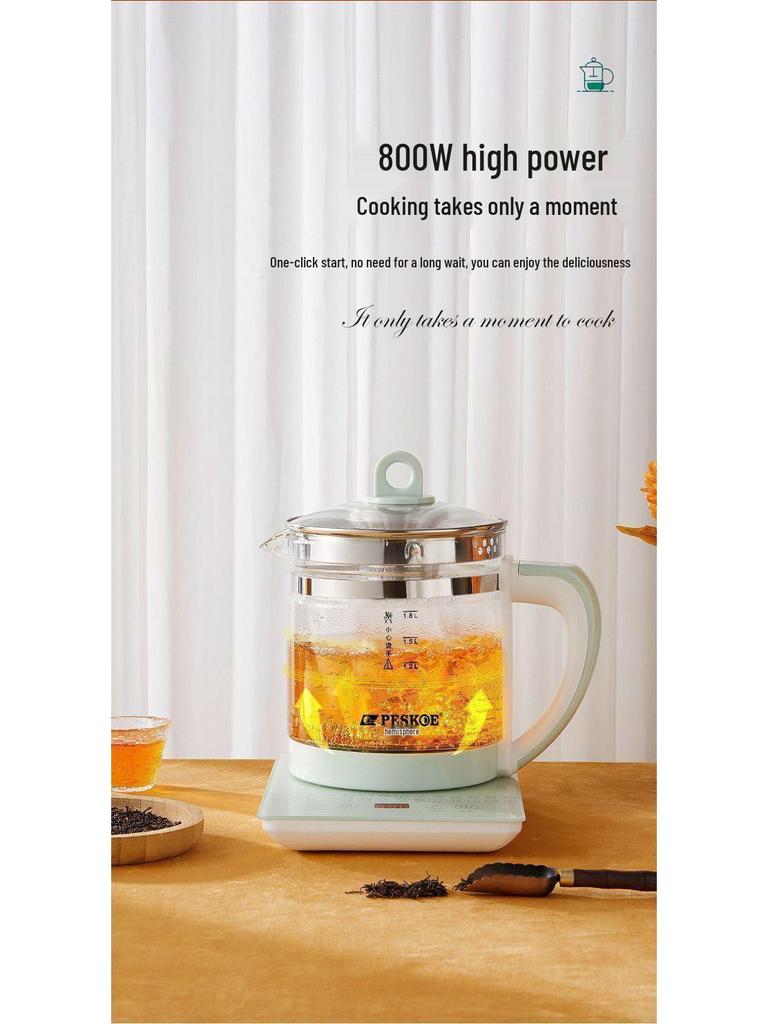 Hemisphere Health Multifunctional Automatic Glass Tea & Water Kettle - High Temperature Resistant, Thickened for Tea & Medicine Boiling.