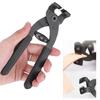 Leather Craft Stitching Chisel Hole Puncher 17cm HandHeld Carbon Steel Silent Pliers Leather Craft Hole Punch Tool 4mm