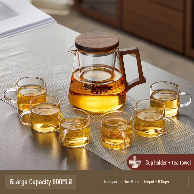 Handun 7-Piece Glass Tea Set