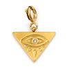 304 Stainless Steel Religious Charms Geometric Round Gold Color Metal Pendants DIY Bracelet Women Bohemian Jewelry Making,1PC