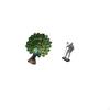 Elegant Peacock Knight Statue Animal Sculpture Collection Tabletop Ornament for Bedroom Office