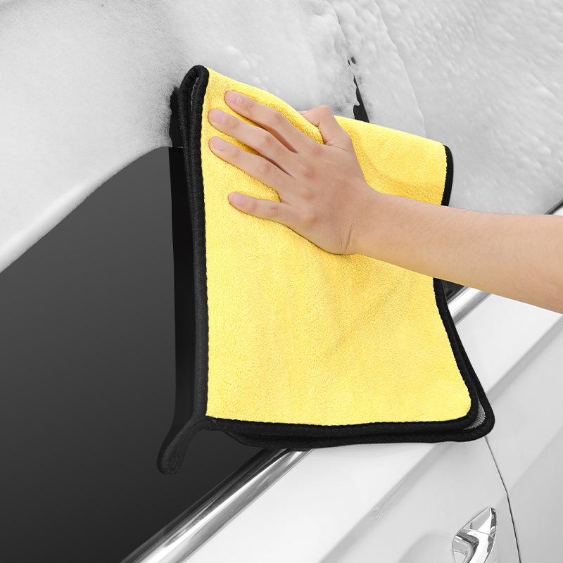 Ultra-Absorbent Double-Sided Coral Fleece Car Wash Towel