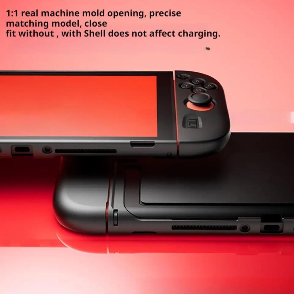 Protective Case For Nintendo Switch 2 Game Accessories Shockproof Split Design Shell Compatible with Tempered Glass Grip Caps