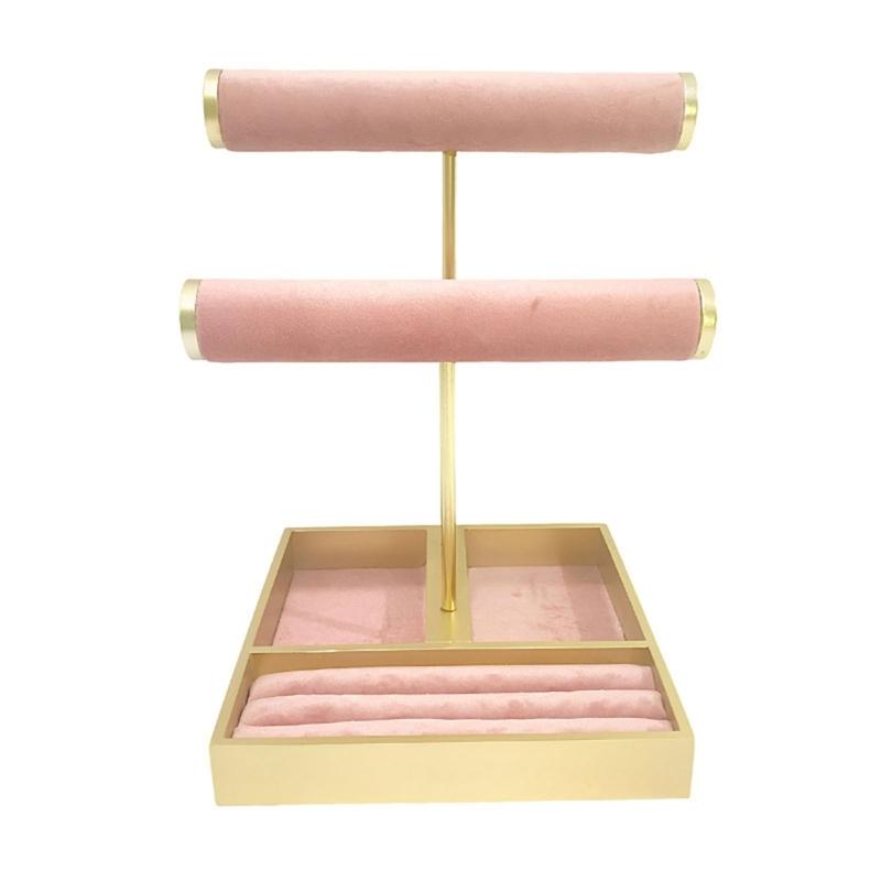 Multifunctional Jewelry Display Stand Shop Counter Jewelry Exhibition Rack Sturdy Stand Holder for Various Ornaments