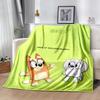 Bluey's Colorful Pals Blanket Durable Comfort Perfect for Bed Couch Sofa for All Seasons Modern Style Gifts For Family Or Friends