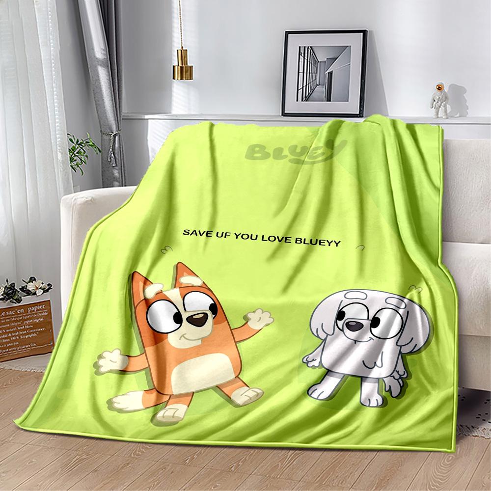 Bluey's Colorful Pals Blanket Durable Comfort Perfect for Bed Couch Sofa for All Seasons Modern Style Gifts For Family Or Friends