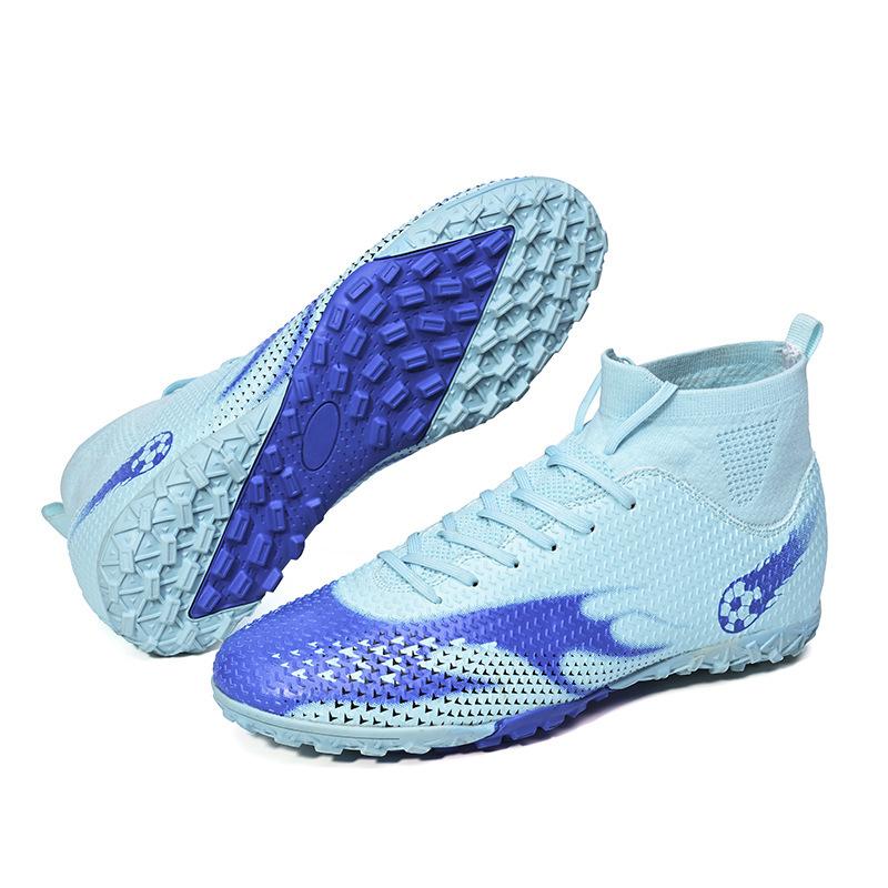 High-top football shoes men's new 2025 nail sports shoes, sneakers, long nails for training, a broken student shoe