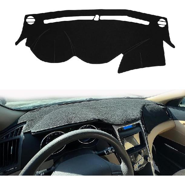 Dash Cover Mat Fit For Hyundai Sonata 2011 2012 2013 2014 With Cutout For Speakers, Dashboard Cover Pad Protector