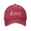 Linux Operating System Tux Penguin Casual Baseball Cap Summer  Trucker Hat Sun Visor Hiking Cap Female Male Vintage Baseball Cap