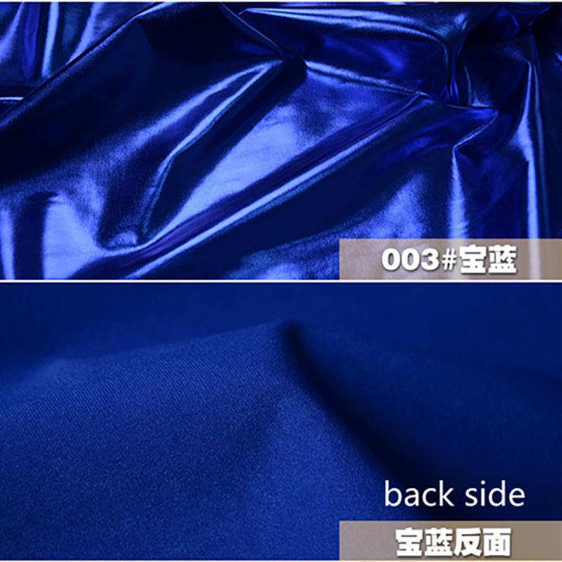 150cm*50cm Stretch Glänzend Goldfolie Bronzing Spandex Stoff Material PU glänzender Lederstoff für DIY Bühne Cosplay Kostüm Kleid