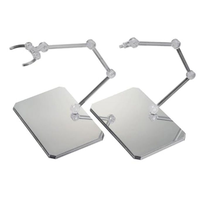 BANDAI SPIRITS Action Base 6 Lot d'autocollants miroir en plastique Transparent