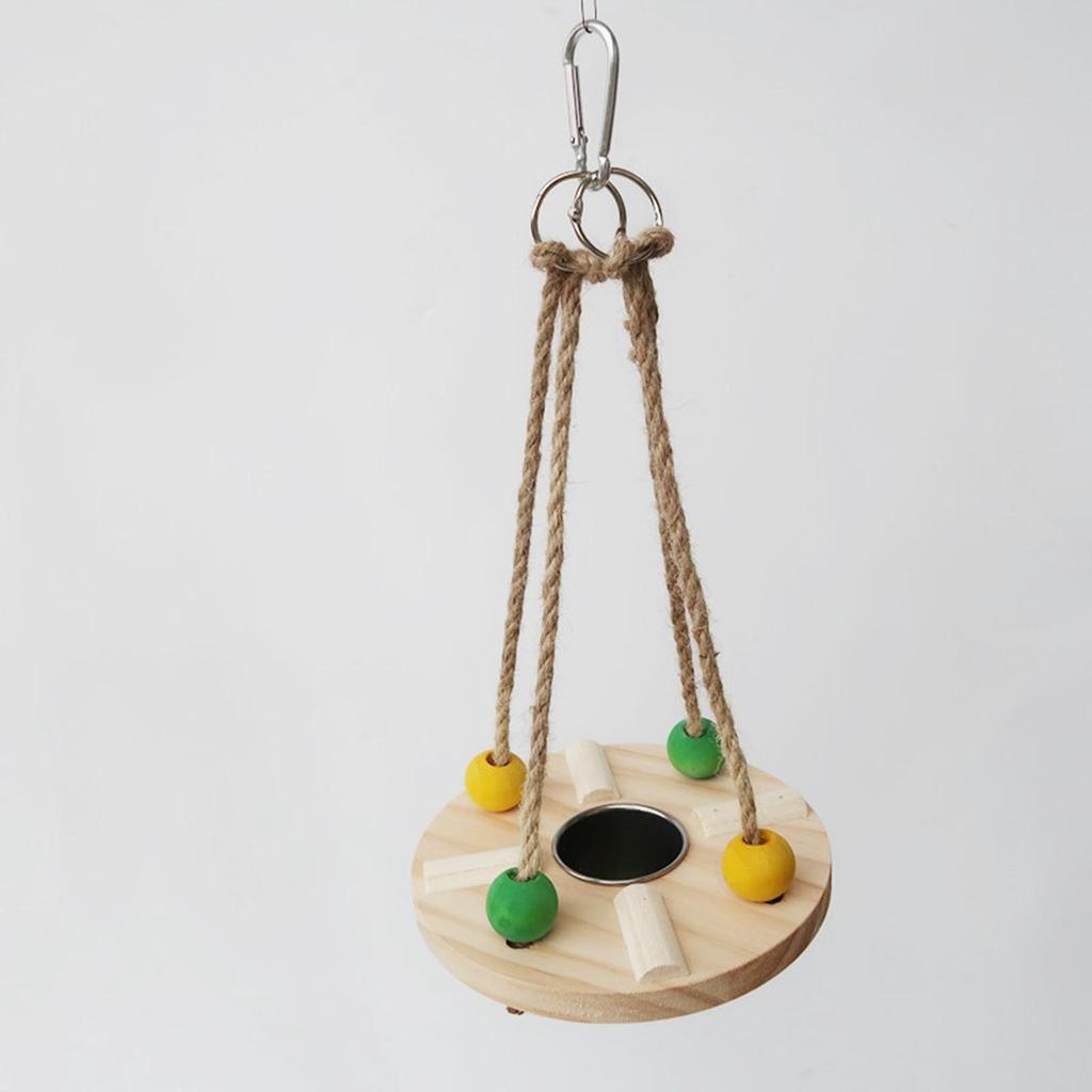 Bird Chewing Swing Toy Exercise Pet Supplies Claws Wooden Standing Toys, Parrot Toys for