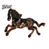Rainbow Horse Pin Brooch Horse-Themed Zine Alloy with Inlaid Crystals