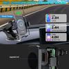 Universal Car Phone Holder With 15W Fast Wireless Charging Dashboard Vent Mount Auto-Sensing Clamp ABSMetal Slim Design