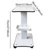 3 Tier Mobile Beauty Salon Trolley Cart SPA Salon Table Trolley Stand Rolling Cart Device Machine Skincare Tool Holder Organizer