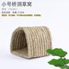 Natural Handmade Straw Bird Nest Pigeon House Parrot Nest Warm Pet Bedroom Courtyard Small Animal Bird Cages