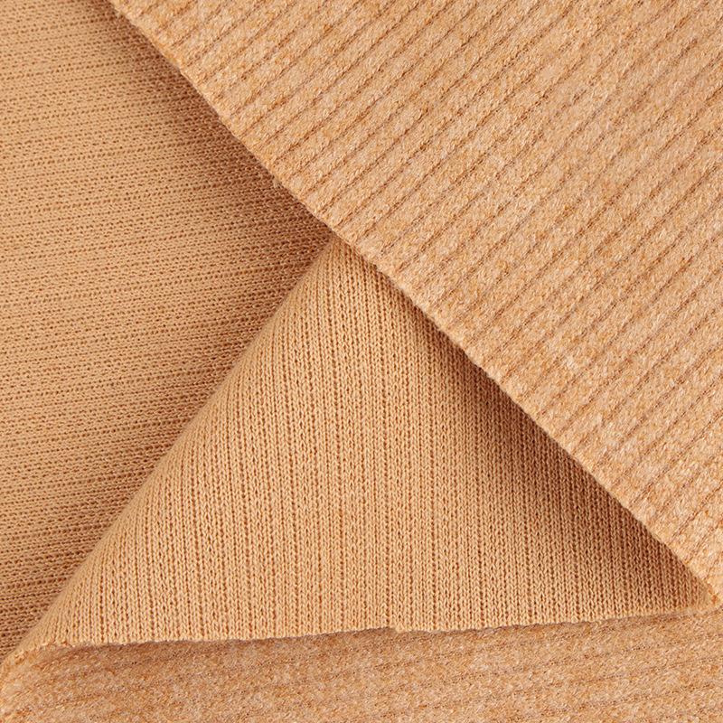 100x160cm Elastic Imitation Cashmere Knitted Fabric Woolen Spandex Thick Rib Fabric For Diy Sewing Winter Warm Cardigan Sweaters