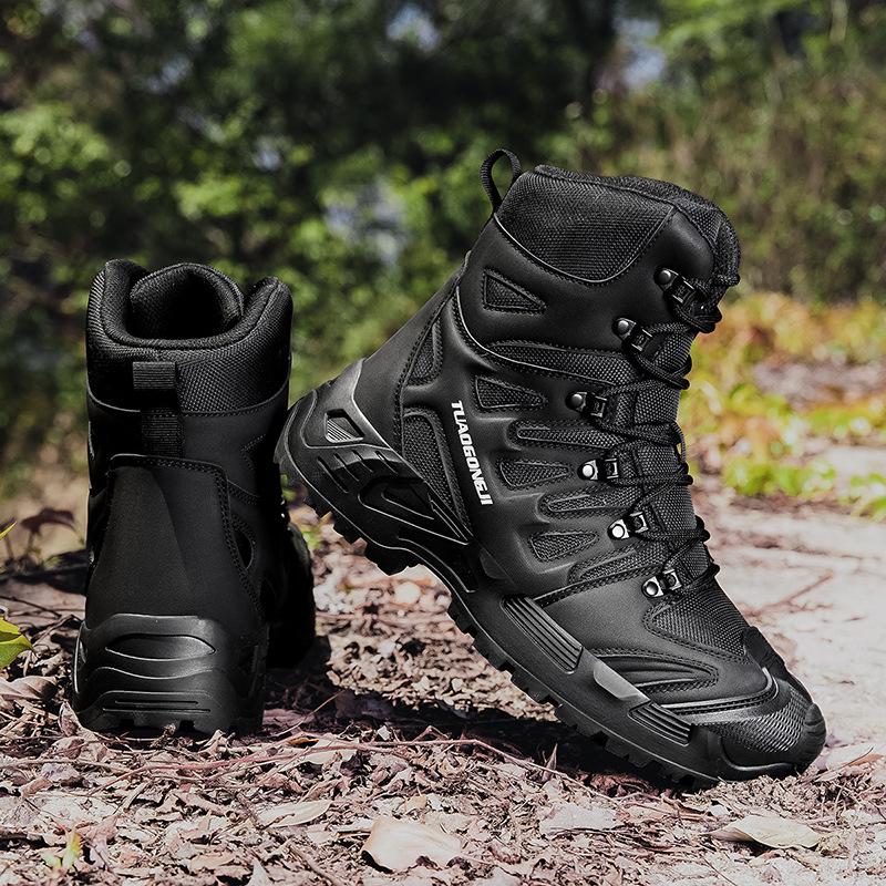 2025 Breathable High-Top Tactical Hiking & Combat Boots - Wear-Resistant Outdoor Military Footwear 46