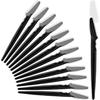 Eyebrow Trimmer Black Eyebrow Razor Safe Face Body Hair Removal Shaver Blades Woman Eyebrow Shaping Knife Cosmetic Tools Razors