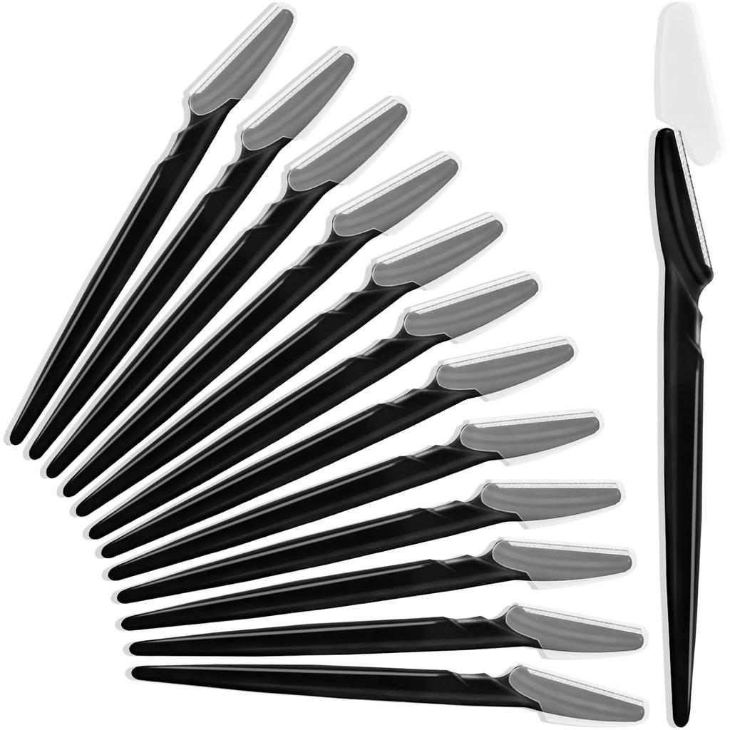 Eyebrow Trimmer Black Eyebrow Razor Safe Face Body Hair Removal Shaver Blades Woman Eyebrow Shaping Knife Cosmetic Tools Razors