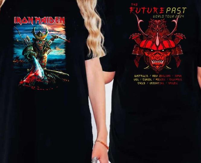 

2024 Future Past Tour Double Sided Print Senjutsu Mount Fuji IroTshirt Unisex T-Shirt XXXL