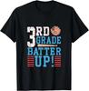 3rd Grade Back To School Shirt 3rd Grade Batter Up Baseball Gift Unisex T-Shirt