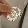 Xiaomi 925 Sterling Silver Vintage Earrings For Women Trendy Simple Geometric Big Earring Jewelry Prevent Allergy Party Accessories