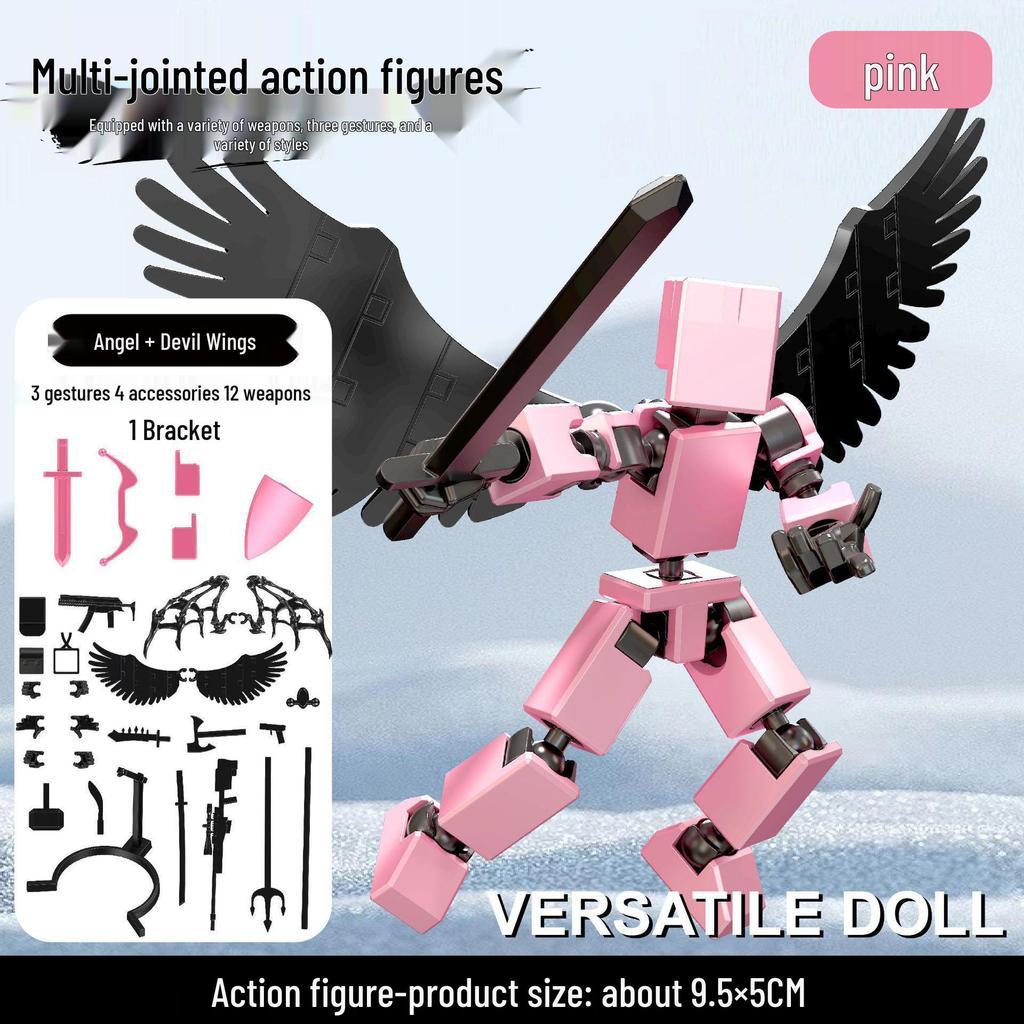 Lucky 13 Jointed 3D Printed Movable Figure - Children's Decompression Toy Ornament