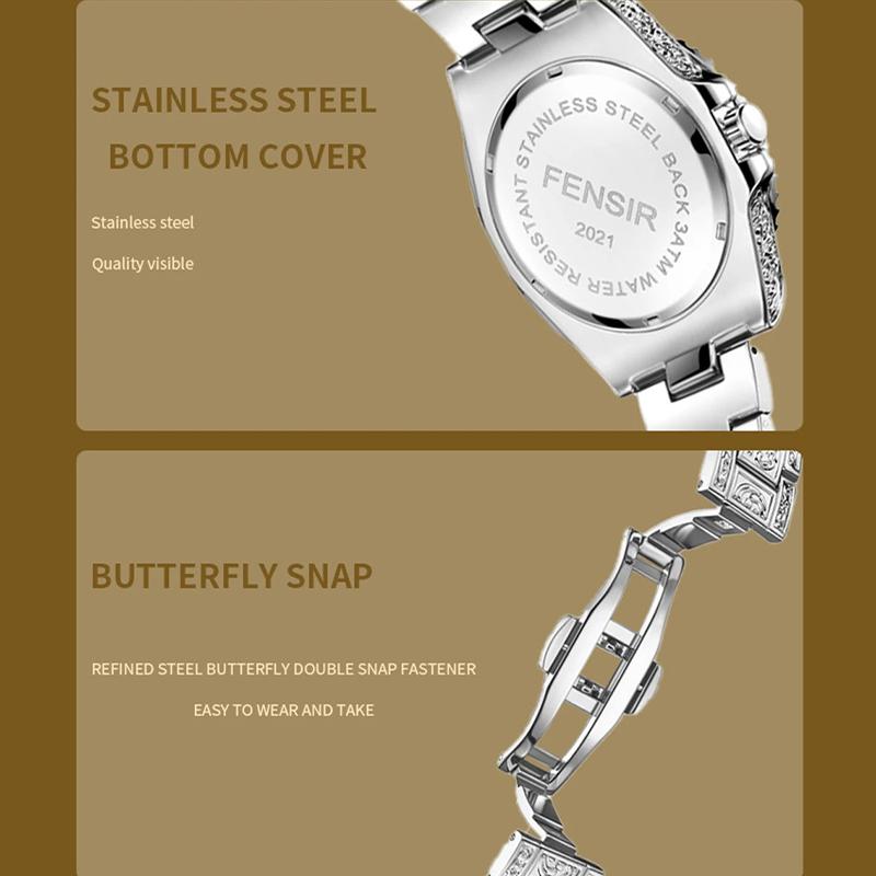 Men's Unique Luxury Retro Steel Strap Design Watches 2025 Unusual Sport Waterproof Watch For Man WristWatch Clock Reloj Hombre