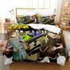 3D Printed Dr.Stone Senku Bedding Set Boys Girls Twin Queen Size Duvet Cover Pillowcase Bed Boys Adult Home Textileextile