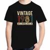 Vintage 1981 Original Parts Funny Birthday Fashion Graphic T Shirts Cotton Short Sleeve Tshirts High Quality Unisexs Clothes