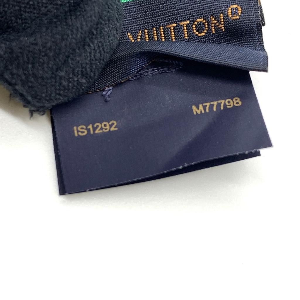 Used LOUIS VUITTONhair accessory Navy silk Women